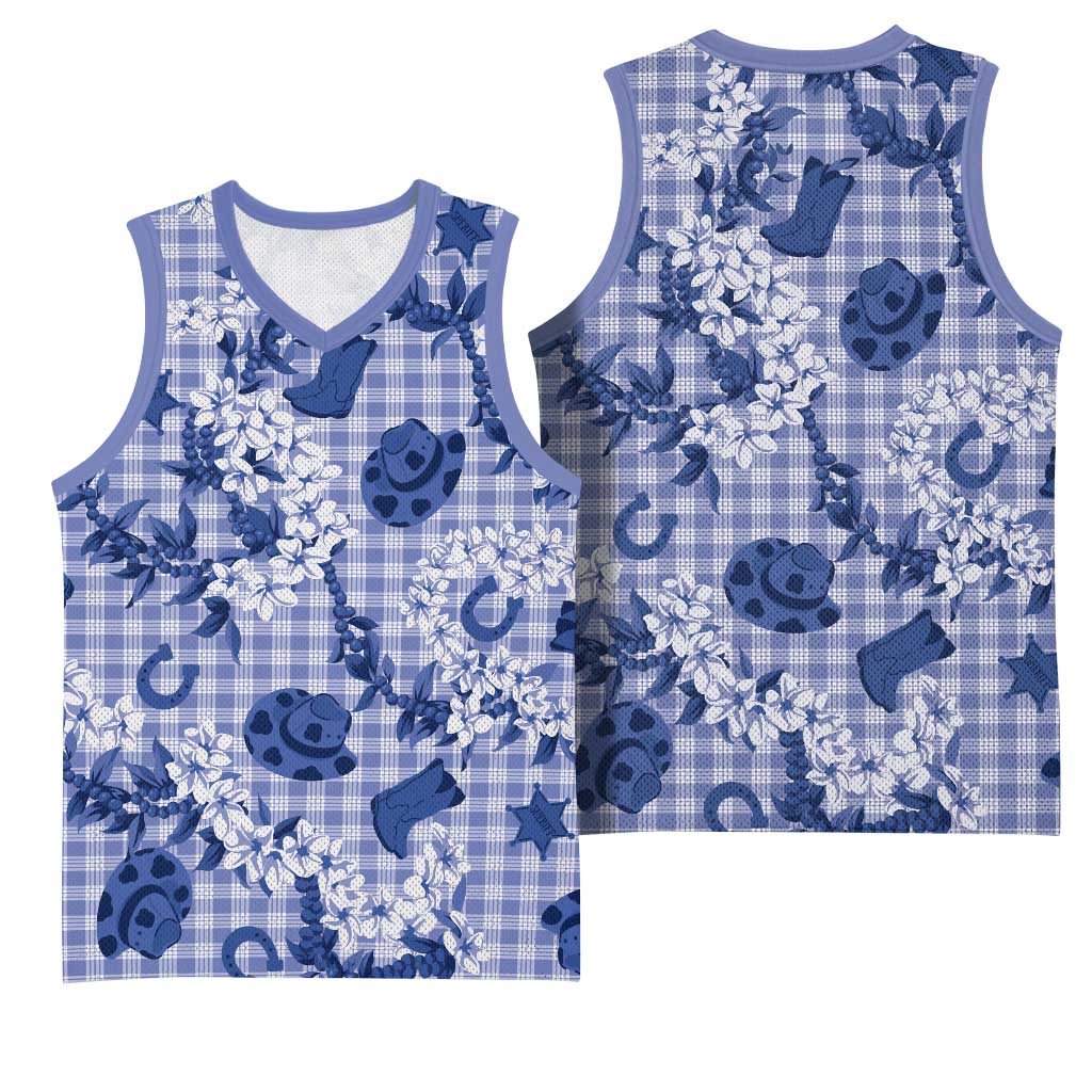 Mokihana Maile Ilima Leis Paniolo Palaka Basketball Jersey Hawaiian Polu Spirit - Polynesian Pride