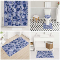Mokihana Maile Ilima Leis Paniolo Palaka Bathroom Set Hawaiian Polu Spirit - Polynesian Pride
