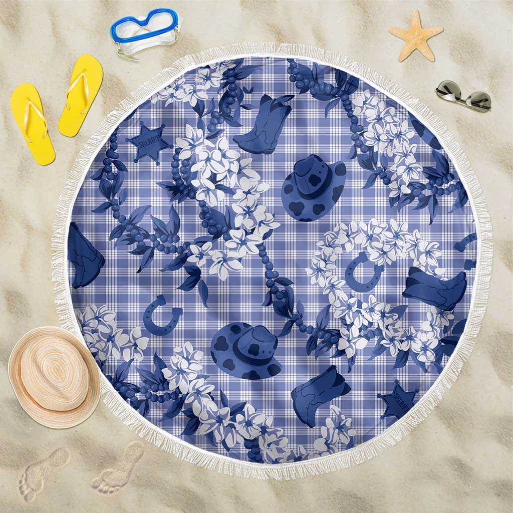 Mokihana Maile Ilima Leis Paniolo Palaka Beach Blanket Hawaiian Polu Spirit - Polynesian Pride