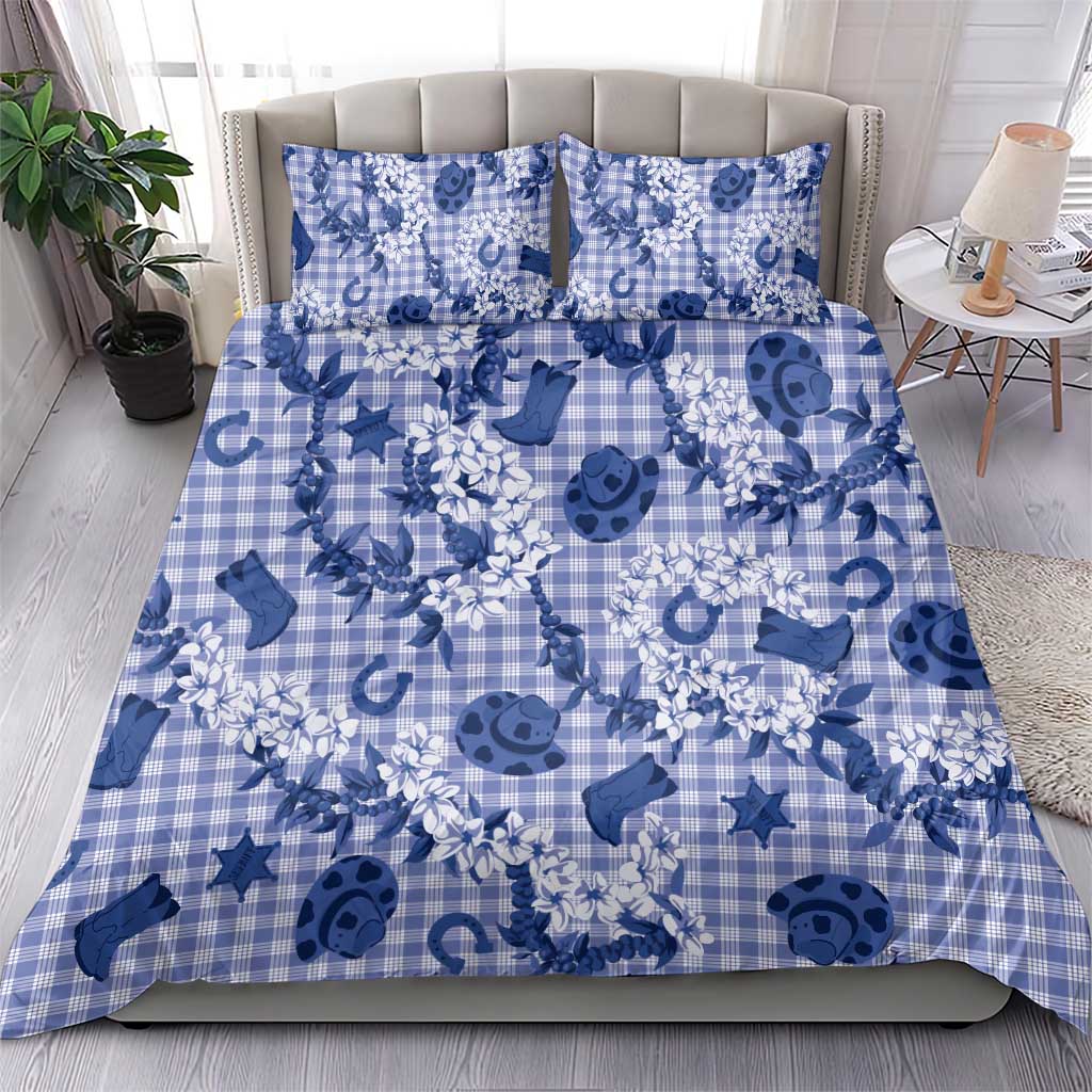 Mokihana Maile Ilima Leis Paniolo Palaka Bedding Set Hawaiian Polu Spirit - Polynesian Pride