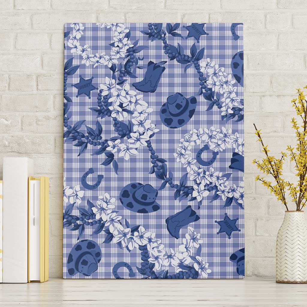 Mokihana Maile Ilima Leis Paniolo Palaka Canvas Wall Art Hawaiian Polu Spirit - Polynesian Pride