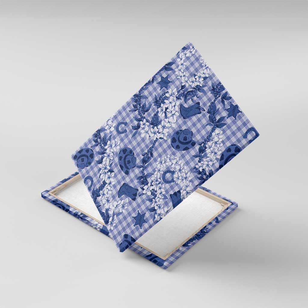 Mokihana Maile Ilima Leis Paniolo Palaka Canvas Wall Art Hawaiian Polu Spirit - Polynesian Pride