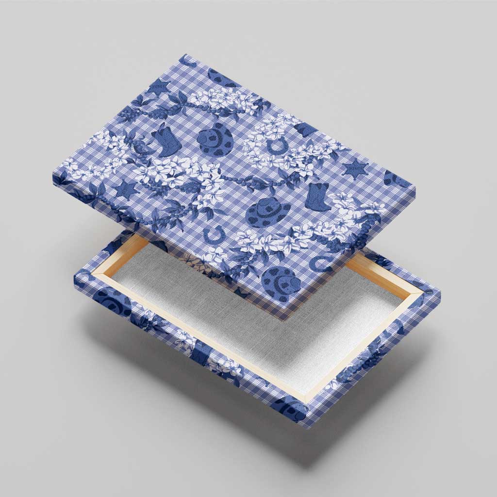 Mokihana Maile Ilima Leis Paniolo Palaka Canvas Wall Art Hawaiian Polu Spirit - Polynesian Pride