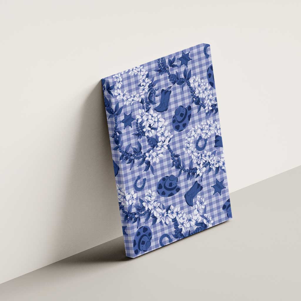 Mokihana Maile Ilima Leis Paniolo Palaka Canvas Wall Art Hawaiian Polu Spirit - Polynesian Pride