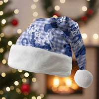 Mokihana Maile Ilima Leis Paniolo Palaka Christmas Santa Hat Hawaiian Polu Spirit - Polynesian Pride