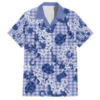 Mokihana Maile Ilima Leis Paniolo Palaka Family Matching Long Sleeve Bodycon Dress and Hawaiian Shirt Hawaiian Polu Spirit - Polynesian Pride