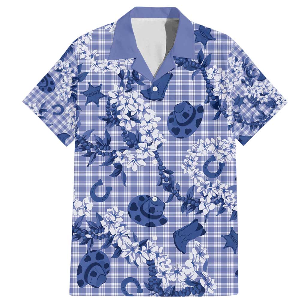 Mokihana Maile Ilima Leis Paniolo Palaka Family Matching Puletasi and Hawaiian Shirt Hawaiian Polu Spirit - Polynesian Pride