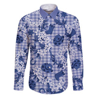 Mokihana Maile Ilima Leis Paniolo Palaka Family Matching Puletasi and Hawaiian Shirt Hawaiian Polu Spirit - Polynesian Pride