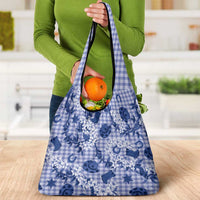 Mokihana Maile Ilima Leis Paniolo Palaka Grocery Bag Hawaiian Polu Spirit - Polynesian Pride