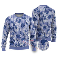 Mokihana Maile Ilima Leis Paniolo Palaka Ugly Christmas Sweater Hawaiian Polu Spirit - Polynesian Pride