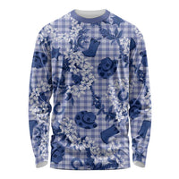 Mokihana Maile Ilima Leis Paniolo Palaka Long Sleeve Shirt Hawaiian Polu Spirit - Polynesian Pride