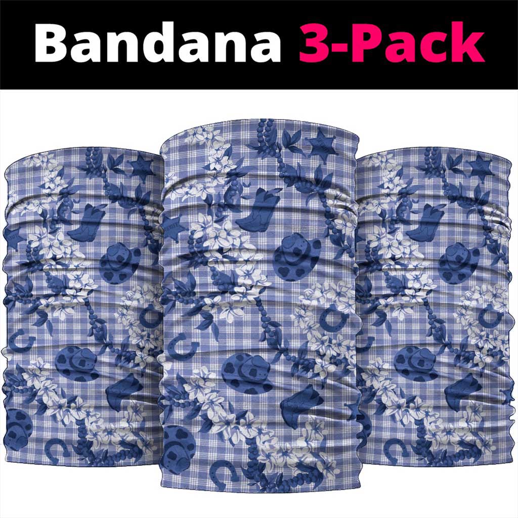 Mokihana Maile Ilima Leis Paniolo Palaka Neck Gaiter Hawaiian Polu Spirit - Polynesian Pride