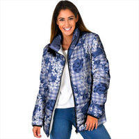 Mokihana Maile Ilima Leis Paniolo Palaka Padded Jacket Hawaiian Polu Spirit - Polynesian Pride