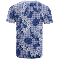 Mokihana Maile Ilima Leis Paniolo Palaka T Shirt Hawaiian Polu Spirit - Polynesian Pride