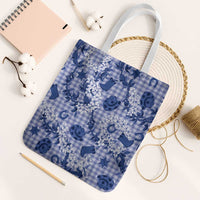 Mokihana Maile Ilima Leis Paniolo Palaka Tote Bag Hawaiian Polu Spirit - Polynesian Pride