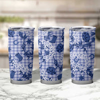 Mokihana Maile Ilima Leis Paniolo Palaka Tumbler Cup Hawaiian Polu Spirit - Polynesian Pride