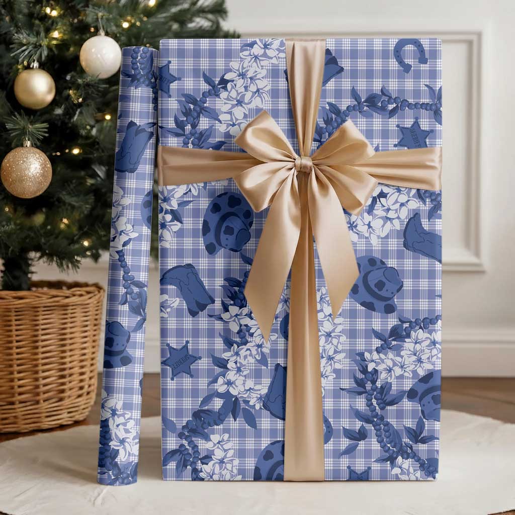 Mokihana Maile Ilima Leis Paniolo Palaka Wrapping Paper Hawaiian Polu Spirit - Polynesian Pride