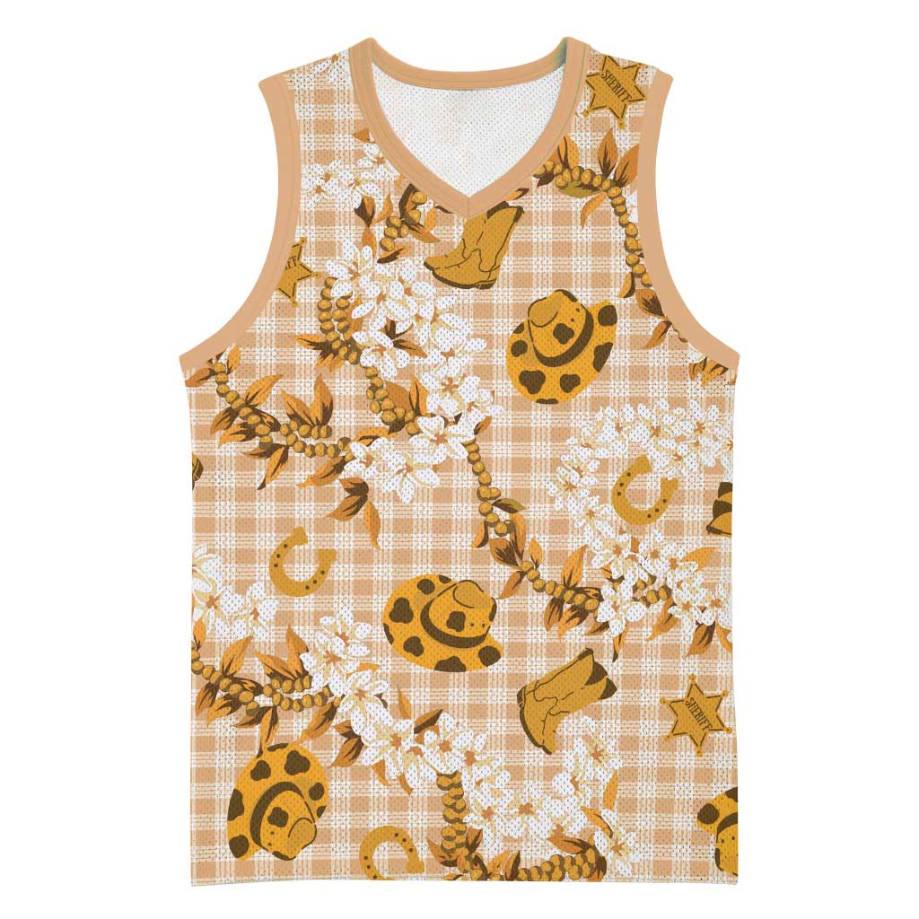 Mokihana Maile Ilima Leis Paniolo Palaka Basketball Jersey Hawaiian Kula Spirit - Polynesian Pride