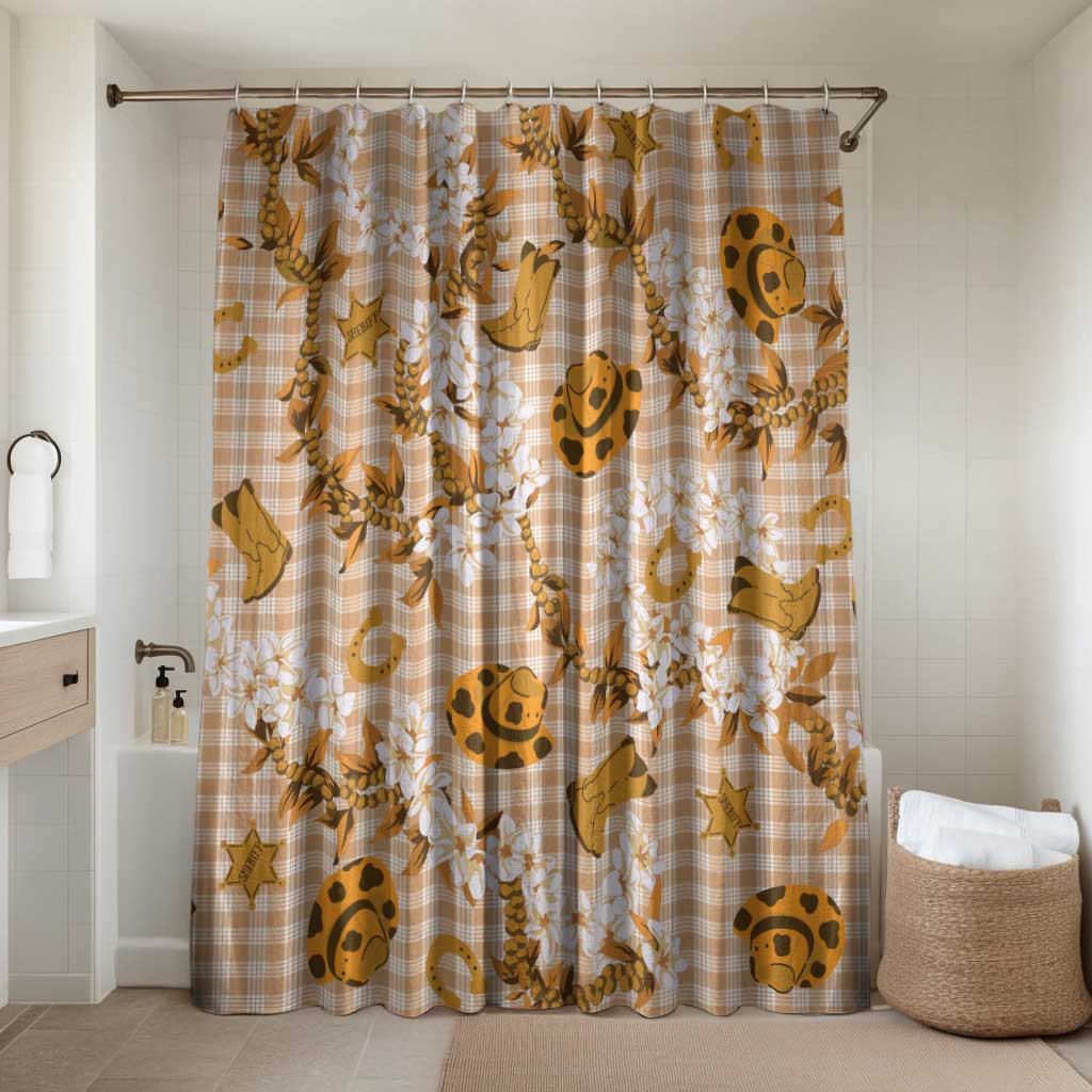 Mokihana Maile Ilima Leis Paniolo Palaka Bathroom Set Hawaiian Kula Spirit - Polynesian Pride