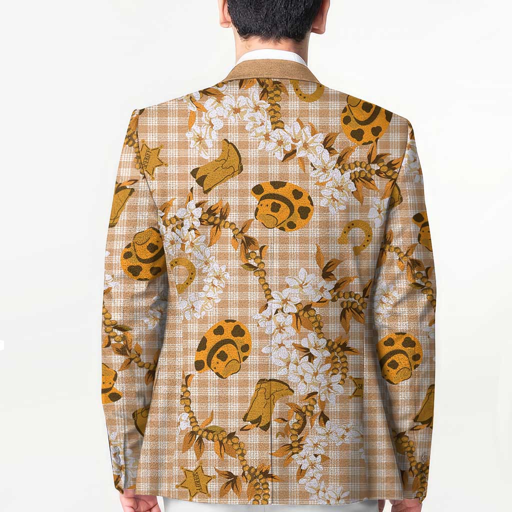 Mokihana Maile Ilima Leis Paniolo Palaka Blazer Hawaiian Kula Spirit - Polynesian Pride