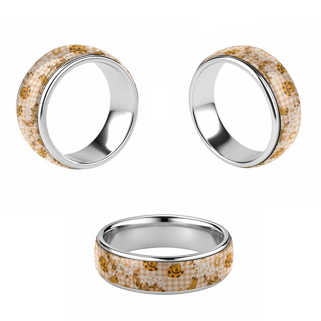 Mokihana Maile Ilima Leis Paniolo Palaka Classic Ring Hawaiian Kula Spirit - Polynesian Pride