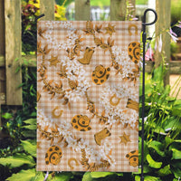 Mokihana Maile Ilima Leis Paniolo Palaka Garden Flag Hawaiian Kula Spirit - Polynesian Pride