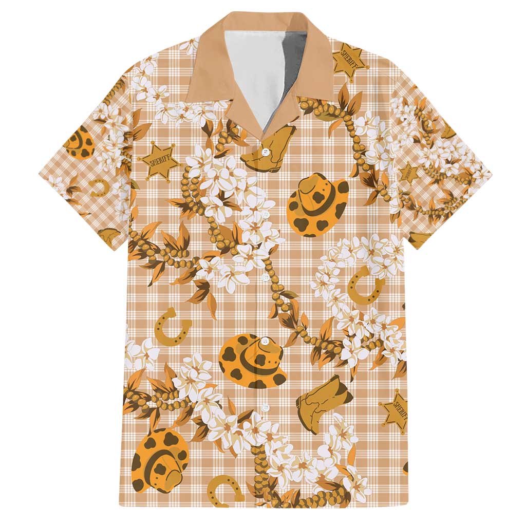 Mokihana Maile Ilima Leis Paniolo Palaka Hawaiian Shirt Hawaiian Kula Spirit - Polynesian Pride