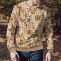 Mokihana Maile Ilima Leis Paniolo Palaka Ugly Christmas Sweater Hawaiian Kula Spirit - Polynesian Pride