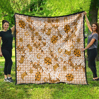 Mokihana Maile Ilima Leis Paniolo Palaka Quilt Hawaiian Kula Spirit - Polynesian Pride