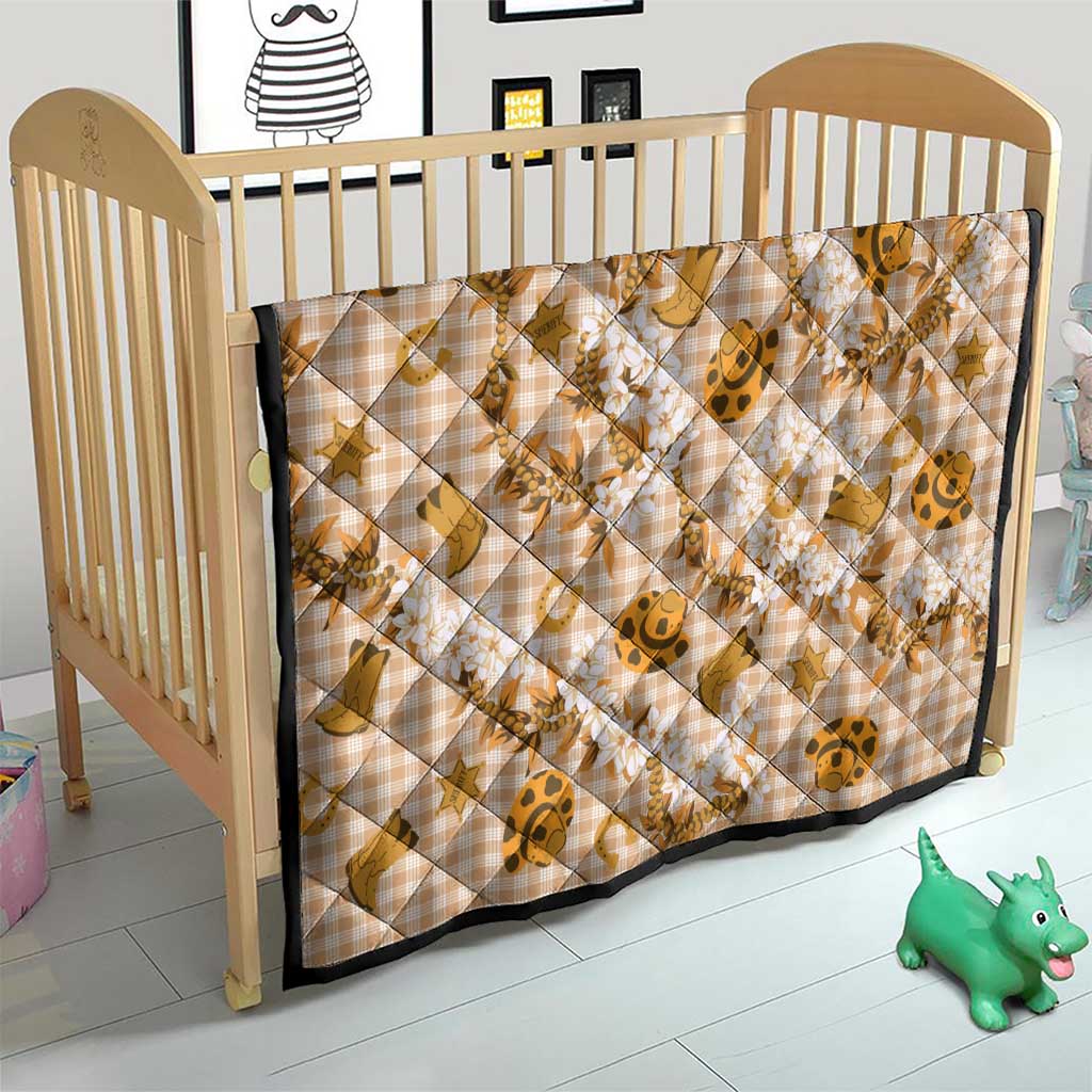 Mokihana Maile Ilima Leis Paniolo Palaka Quilt Hawaiian Kula Spirit - Polynesian Pride