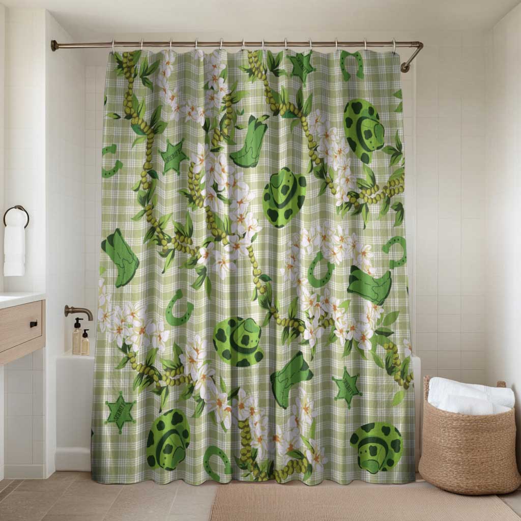 Mokihana Maile Ilima Leis Paniolo Palaka Bathroom Set Hawaiian Omaomo Ala Spirit - Polynesian Pride