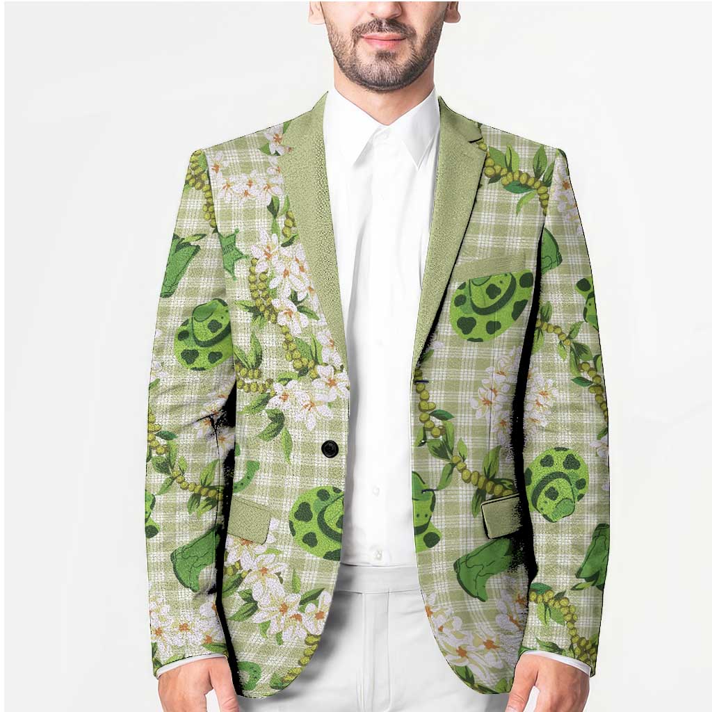 Mokihana Maile Ilima Leis Paniolo Palaka Blazer Hawaiian Omaomo Ala Spirit - Polynesian Pride