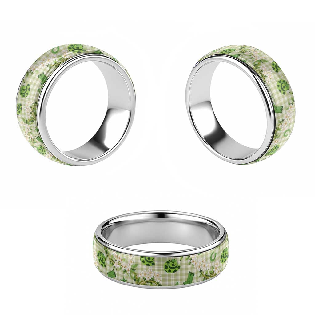 Mokihana Maile Ilima Leis Paniolo Palaka Classic Ring Hawaiian Omaomo Ala Spirit - Polynesian Pride