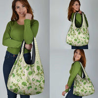 Mokihana Maile Ilima Leis Paniolo Palaka Grocery Bag Hawaiian Omaomo Ala Spirit - Polynesian Pride