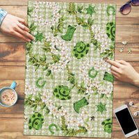 Mokihana Maile Ilima Leis Paniolo Palaka Puzzle Hawaiian Omaomo Ala Spirit - Polynesian Pride