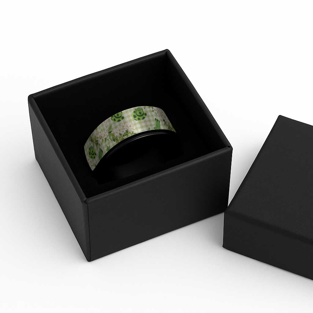 Mokihana Maile Ilima Leis Paniolo Palaka Spinner Ring Hawaiian Omaomo Ala Spirit - Polynesian Pride