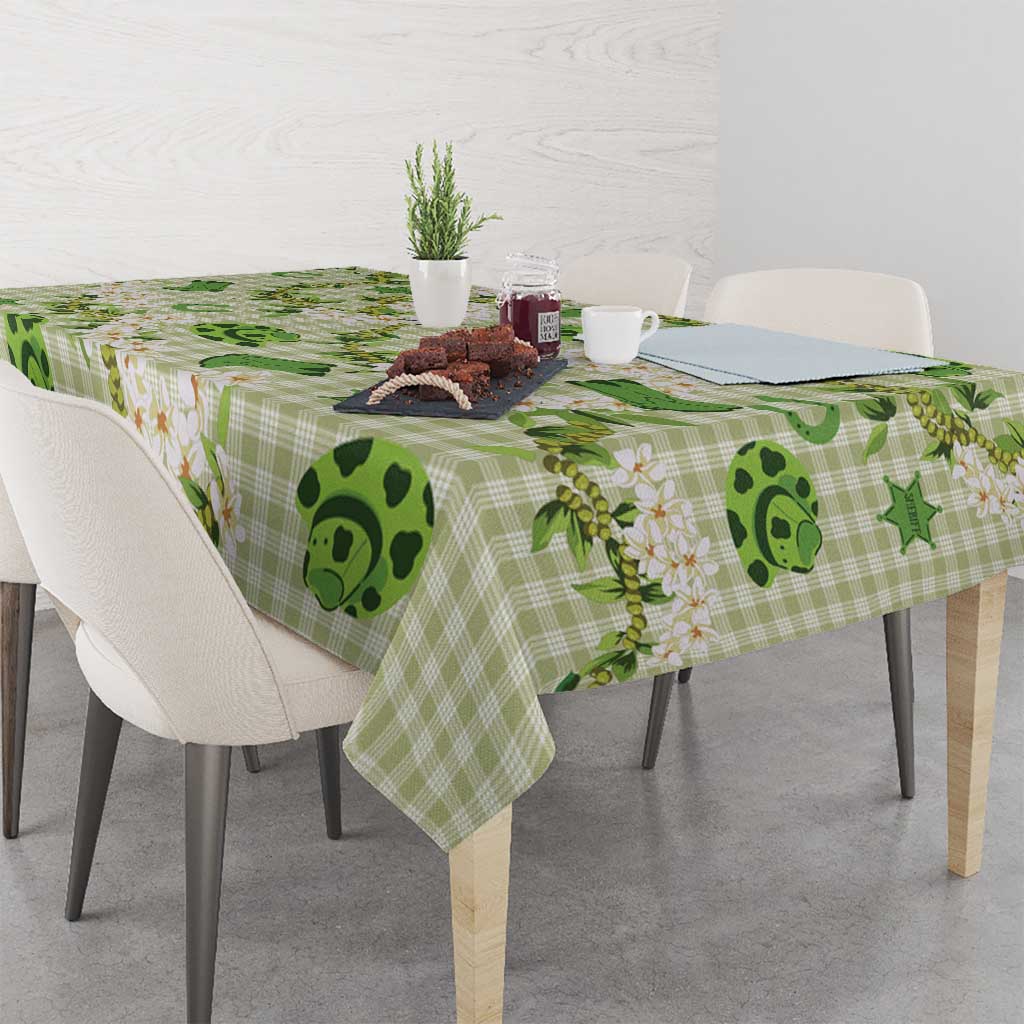 Mokihana Maile Ilima Leis Paniolo Palaka Tablecloth Hawaiian Omaomo Ala Spirit - Polynesian Pride