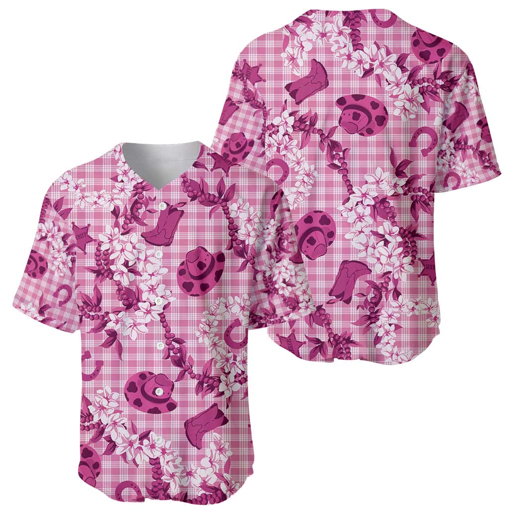 Mokihana Maile Ilima Leis Paniolo Palaka Baseball Jersey Hawaiian Omaomo Ulaula Spirit - Polynesian Pride