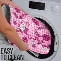 Mokihana Maile Ilima Leis Paniolo Palaka Bathroom Set Hawaiian Omaomo Ulaula Spirit - Polynesian Pride