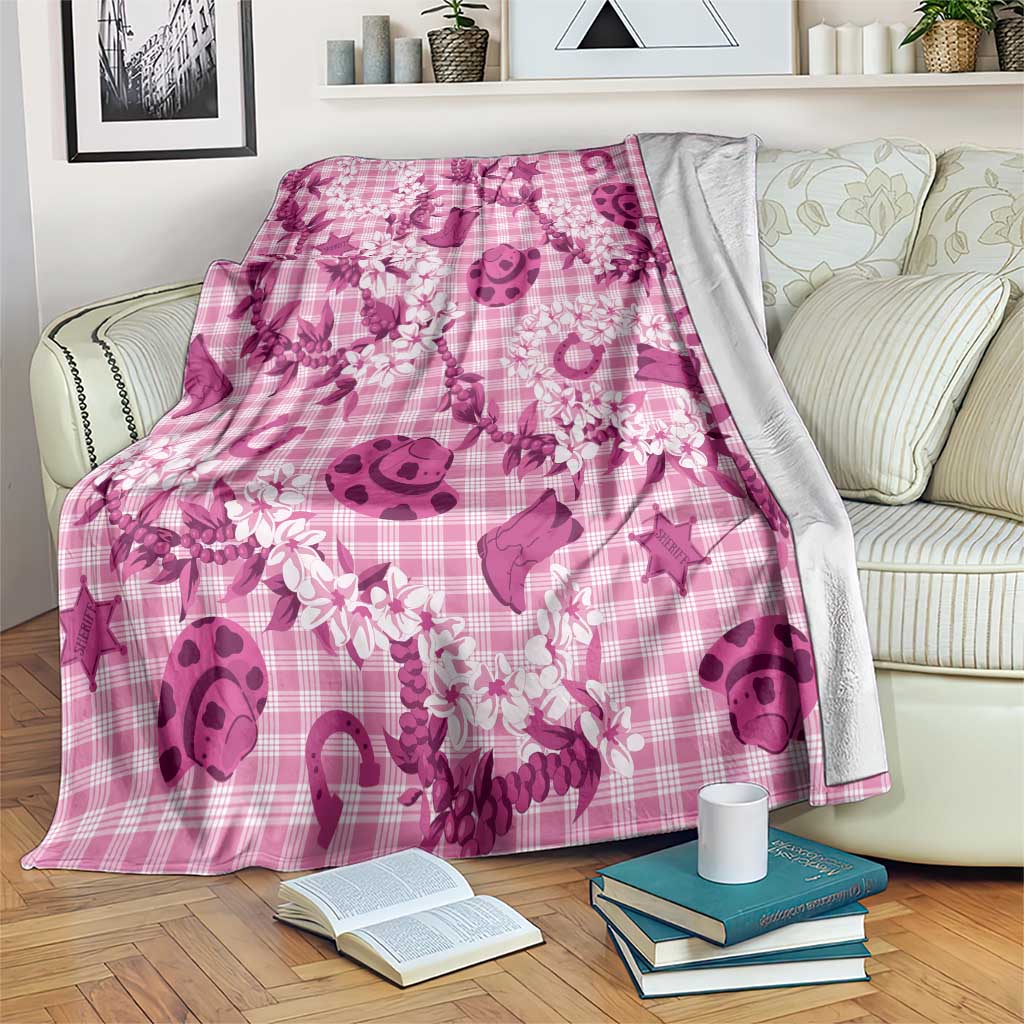 Mokihana Maile Ilima Leis Paniolo Palaka Blanket Hawaiian Omaomo Ulaula Spirit - Polynesian Pride