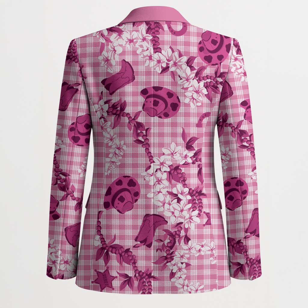 Mokihana Maile Ilima Leis Paniolo Palaka Blazer Hawaiian Omaomo Ulaula Spirit - Polynesian Pride