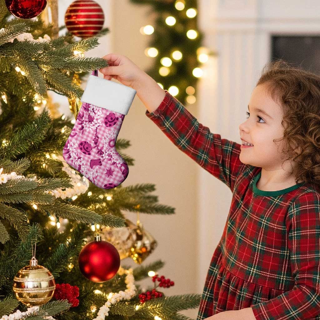 Mokihana Maile Ilima Leis Paniolo Palaka Christmas Stocking Hawaiian Omaomo Ulaula Spirit - Polynesian Pride