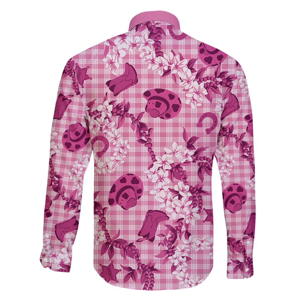 Mokihana Maile Ilima Leis Paniolo Palaka Family Matching Summer Maxi Dress and Hawaiian Shirt Hawaiian Omaomo Ulaula Spirit - Polynesian Pride