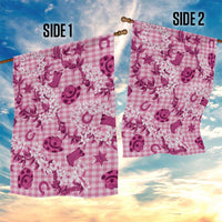 Mokihana Maile Ilima Leis Paniolo Palaka Garden Flag Hawaiian Omaomo Ulaula Spirit - Polynesian Pride