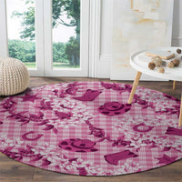 Mokihana Maile Ilima Leis Paniolo Palaka Round Carpet Hawaiian Omaomo Ulaula Spirit LT9 - Polynesian Pride