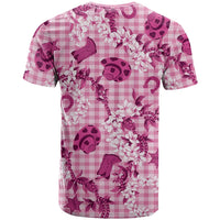 Mokihana Maile Ilima Leis Paniolo Palaka T Shirt Hawaiian Omaomo Ulaula Spirit - Polynesian Pride