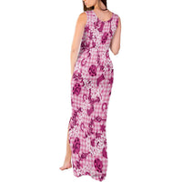 Mokihana Maile Ilima Leis Paniolo Palaka Tank Maxi Dress Hawaiian Omaomo Ulaula Spirit - Polynesian Pride