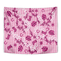 Mokihana Maile Ilima Leis Paniolo Palaka Tapestry Hawaiian Omaomo Ulaula Spirit - Polynesian Pride