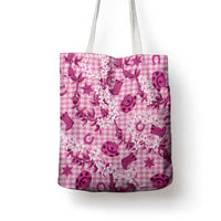 Mokihana Maile Ilima Leis Paniolo Palaka Tote Bag Hawaiian Omaomo Ulaula Spirit - Polynesian Pride