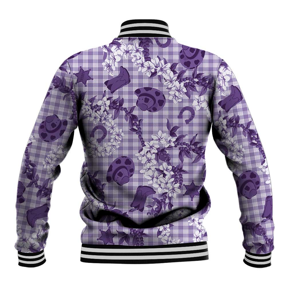 Mokihana Maile Ilima Leis Paniolo Palaka Baseball Jacket Hawaiian Poni Spirit - Polynesian Pride